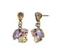 Preview: beige/violet - Ballroom - Konplott earrings